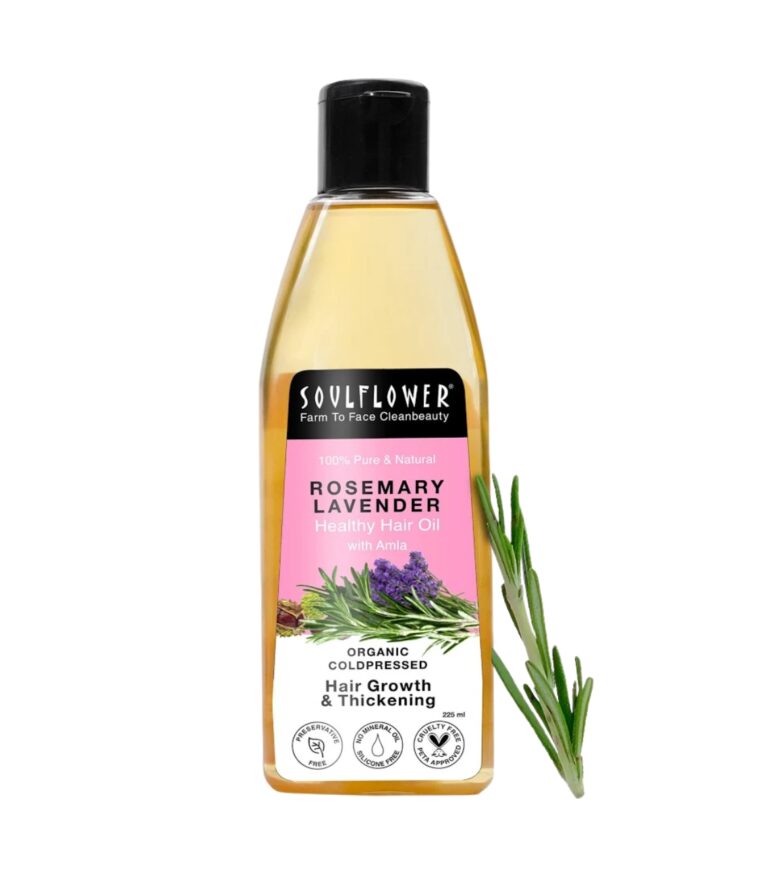 Soulflower Rosemary Lavender Hair Growth Oil