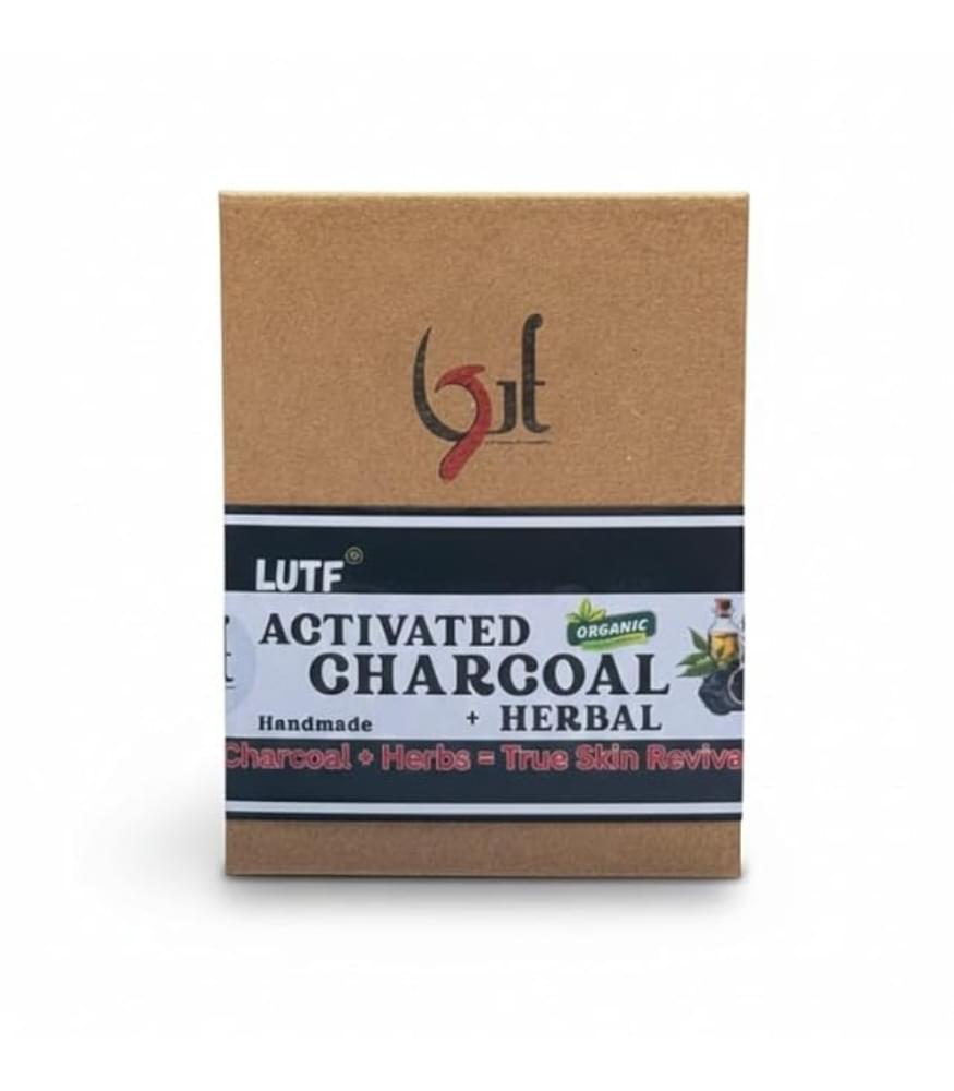 LUTF Activated Charcoal Herbal Soap 100g LUTF Activated Charcoal Herbal Soap 100g - Image 1